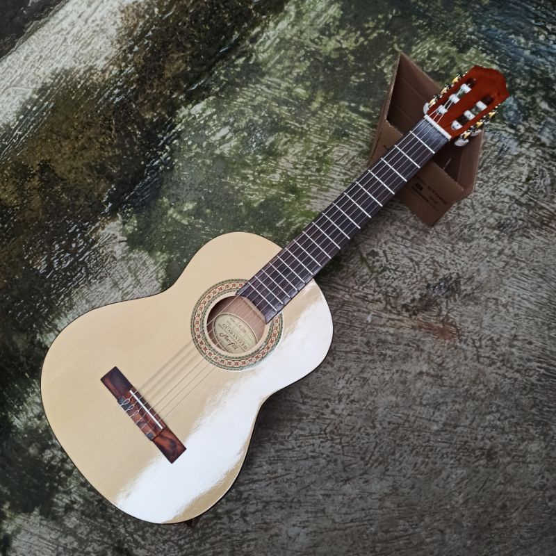 Gitar Akustik Yamaha C370 Custom Classic Nilon Nylon untuk Pemula