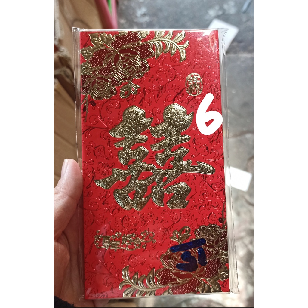 angpao hi pernikahan married imlek hongbao besar isi 6