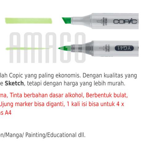 

COPIC CIAO MARKER - CCM - SATUAN