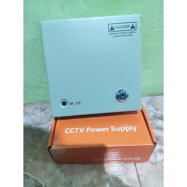 Kotak Power Supply 12V CCTV 4CH 4 Channel + Box Panel