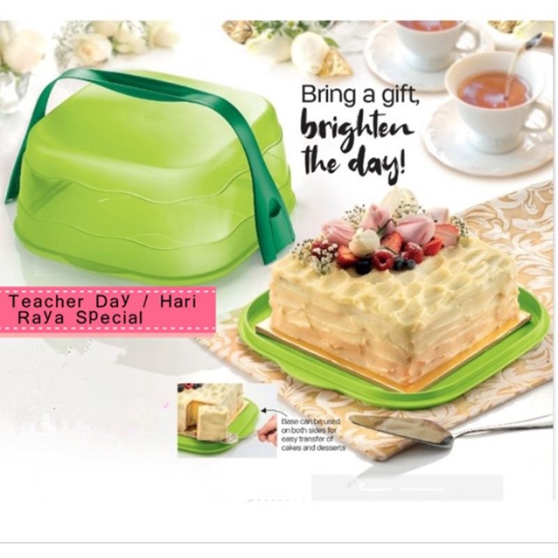 Cake taker tupperware tempat kue