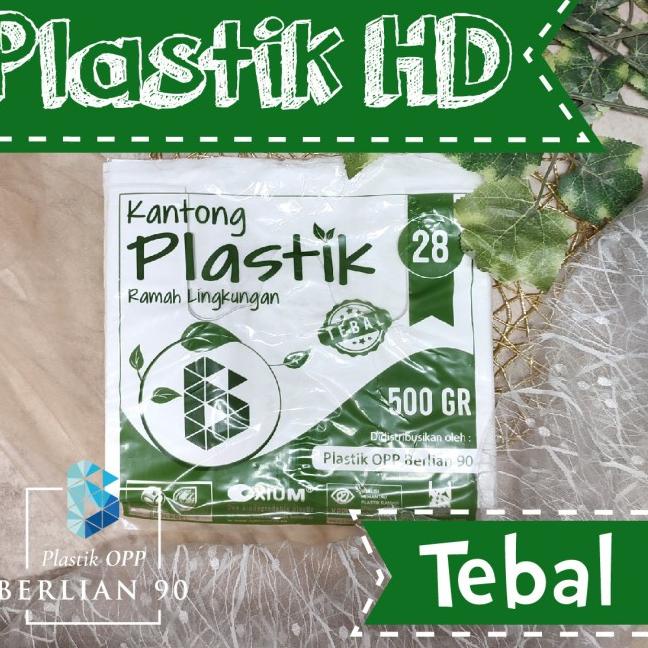 

Kresek Putih Tebal Ramah Lingkungan Uk 28 Kresek Oxium Putih Tebal