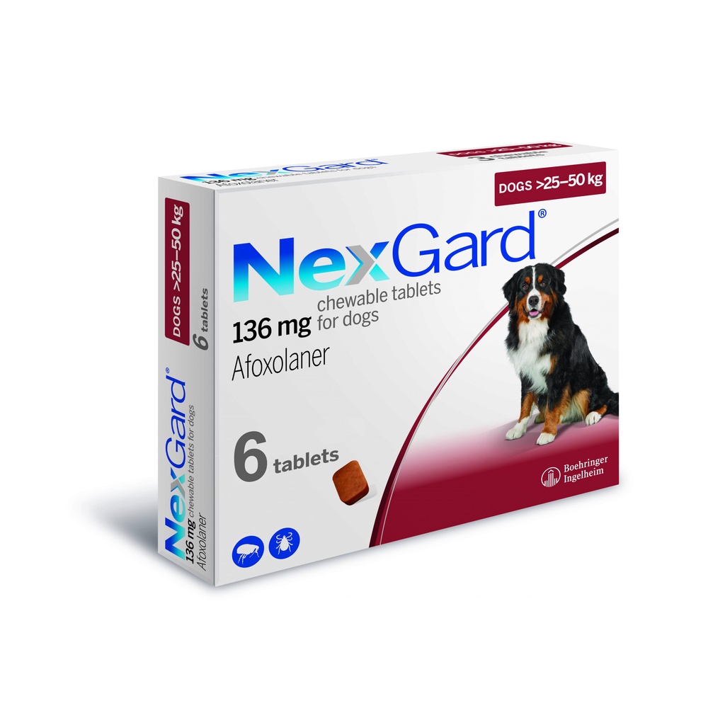 NexGard XL / Extra Large Dog 25 - 50KG HARGA PER TABLET - Obat Kutu Anjing Flea