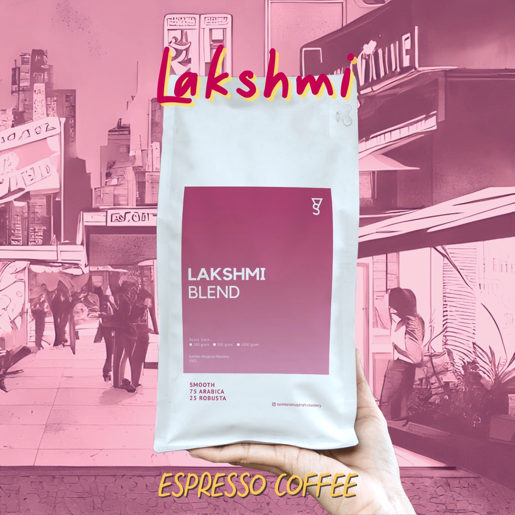 

Lakshmi 500 gr | Espresso Blend Coffee | Biji Kopi