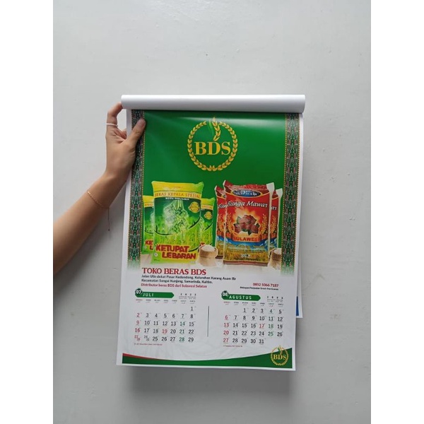 Jual KALENDER DINDING KLEM CUSTOM SATUAN MURAH | Shopee Indonesia