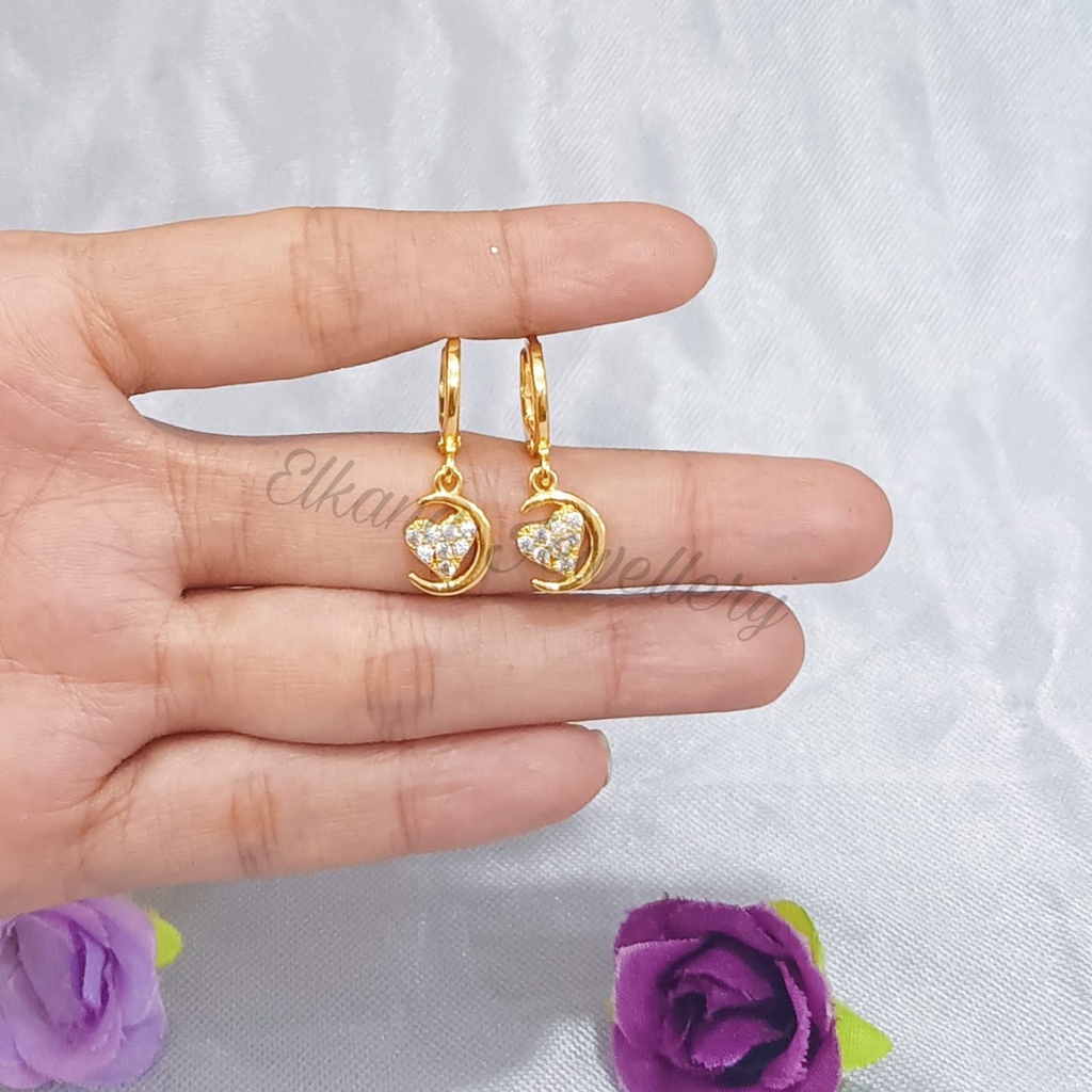SET DEWASA LOVE ZICRON Perhiasan super berkelas fashion korea anti karat dan anti luntur