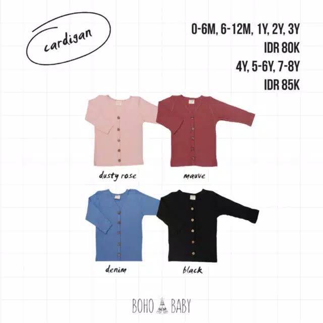 Bohobaby Cardigan Seri 1