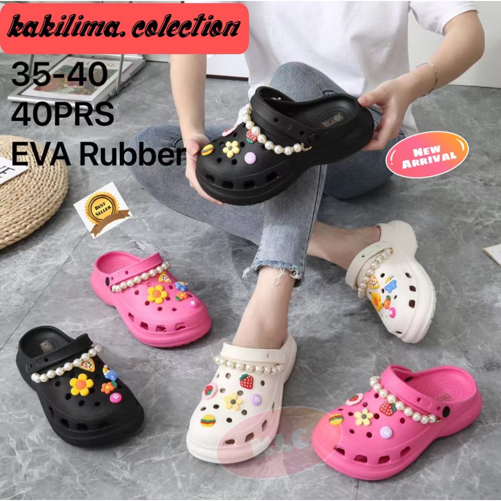 balance X001-8/ sandal eva ruber wedges perempuan sandal korean kekinian