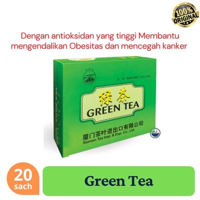 

Green Tea Sea Dyke Brand Chinese Tea 200gr Teh HIjau Tea Bag / Teh Celup Asli China tiongkok