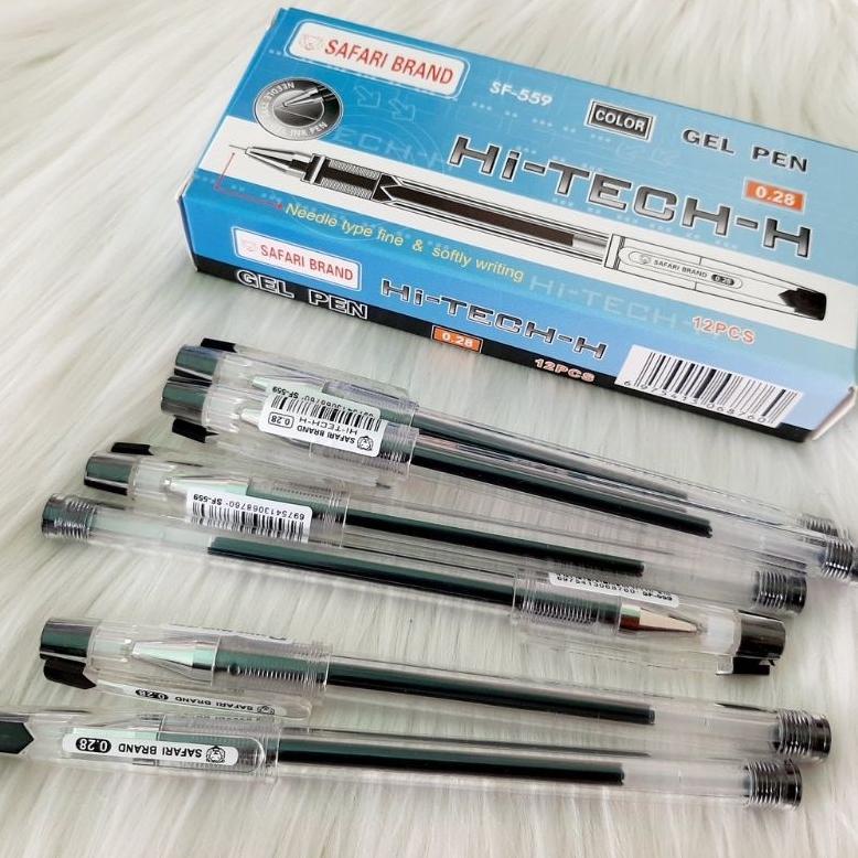 

TERBAIK Bulpen Hitech-H Safari Pen Gel Bolpoin (1pak = 12pcs) 3689 ブ