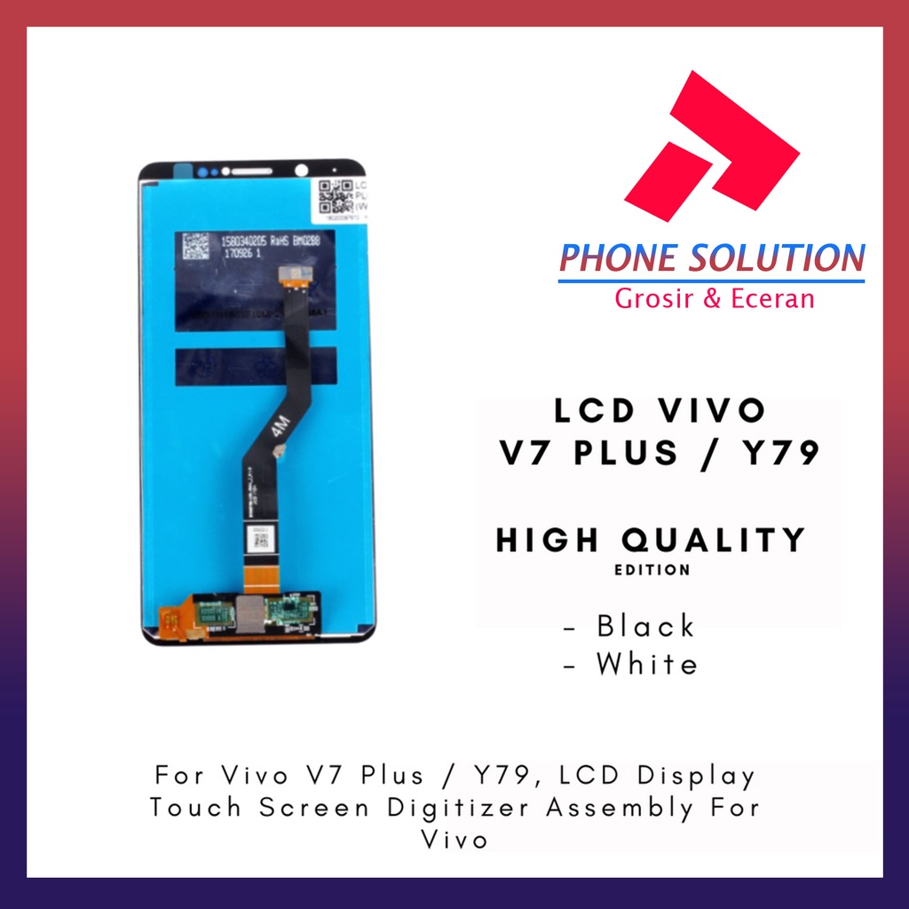 LCD Vivo V7 Plus LCD Vivo Y79 ORIGINAL 100% Fullset Touchscreen // Supplier LCD Vivo - Garansi 1 Bulan