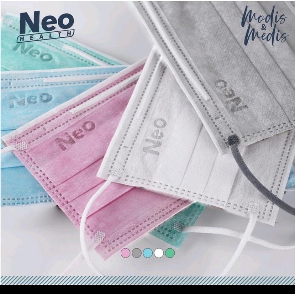 MASKER EARLOOP MEDIS NEO HEALTH MIX ISI 50/ MASKER EARLOOP BAHAN PREMIUM