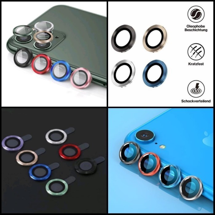ANTI GORES PELINDUNG CAMERA IPHONE 11 PRO MAX, IPHONE 11 PRO, IPHONE 11 - RING CAMERA