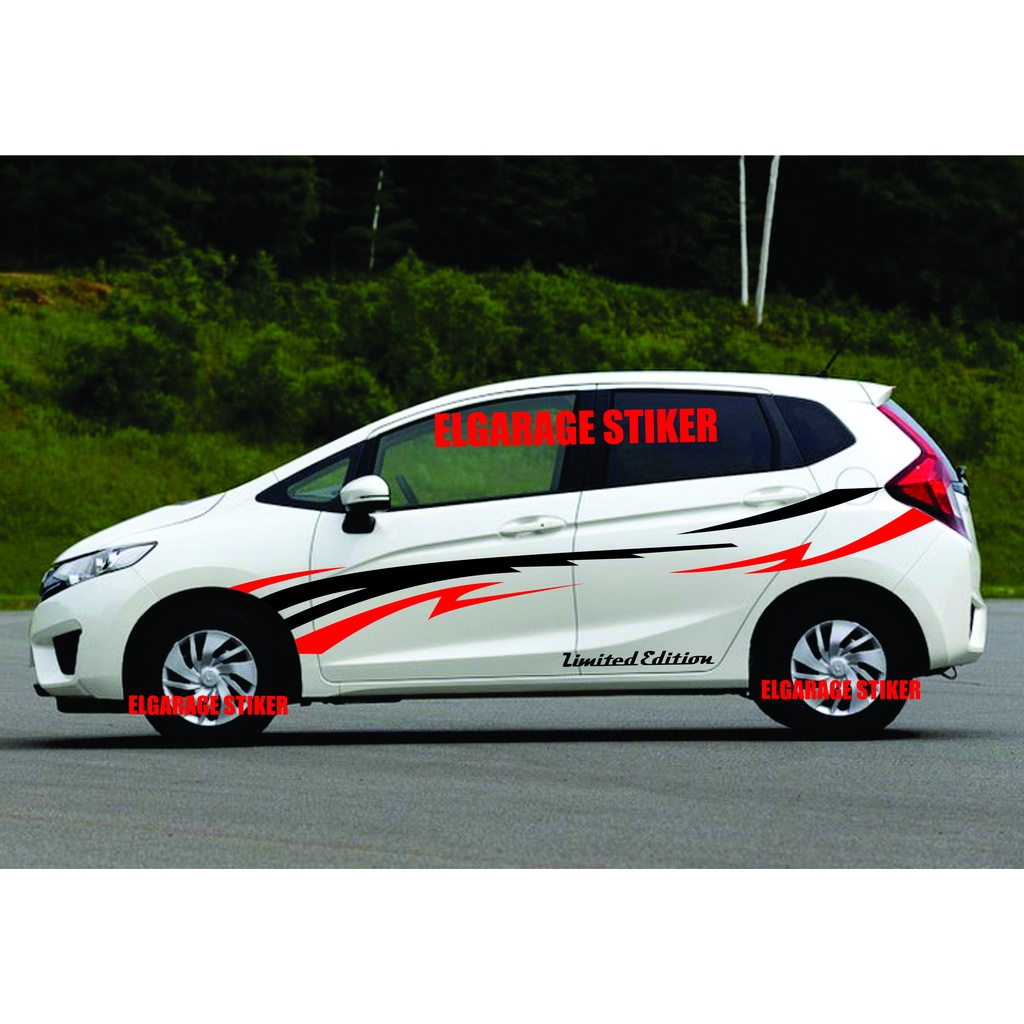 Stiker mobil honda jazz cutting stiker body mobil jazz stiker mobil terbaru jazz