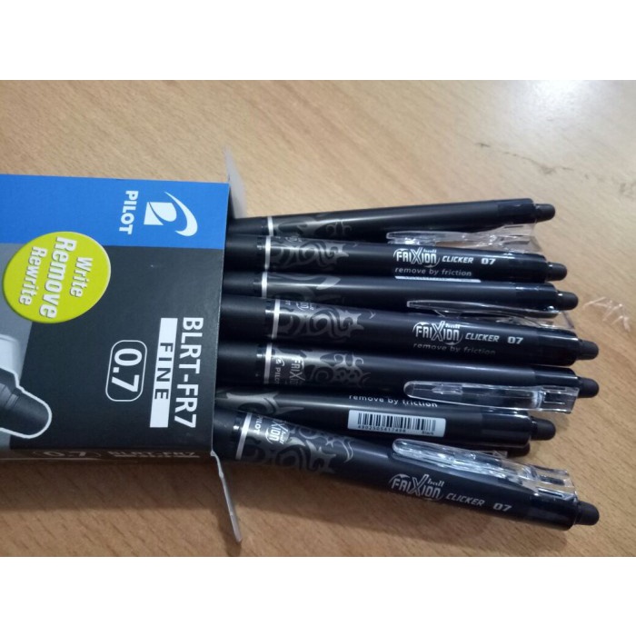 

Pulpen Pen Frixion Pilot 0.7 HITAM ( Bisa Dihapus )