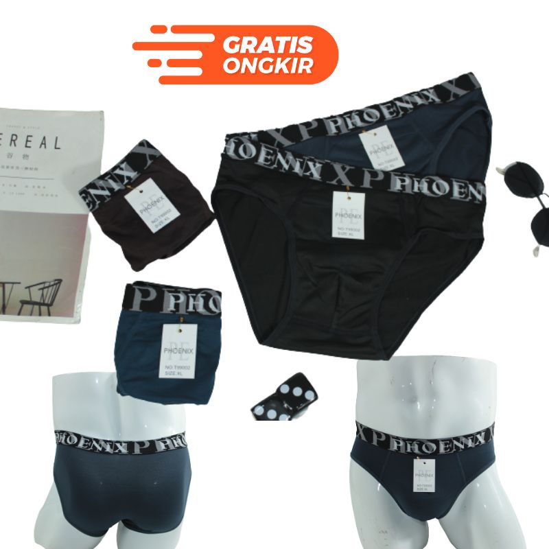 CD Boxer Brief Underware Celana Dalam Segitiga Pria Kualitas Premium