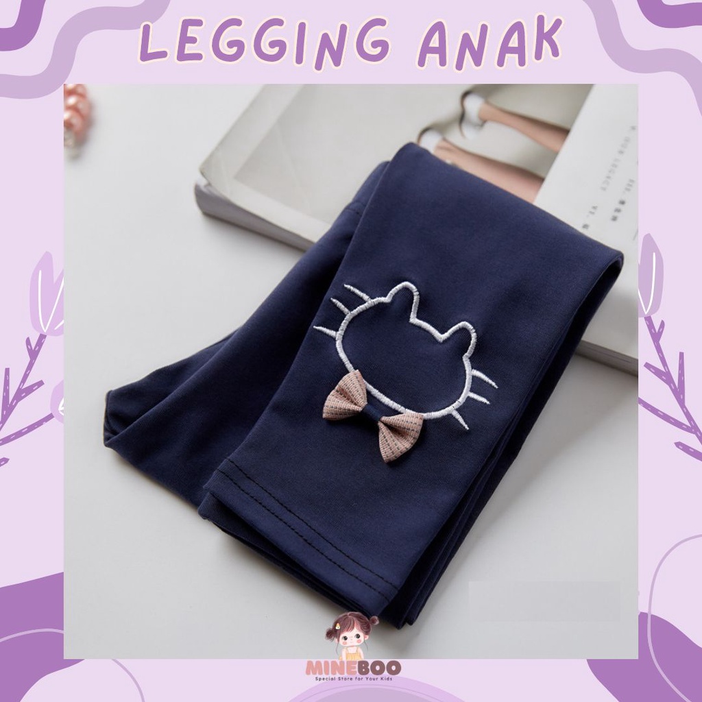 mineboo PUSSCAT legging anak perempuan motif kitty