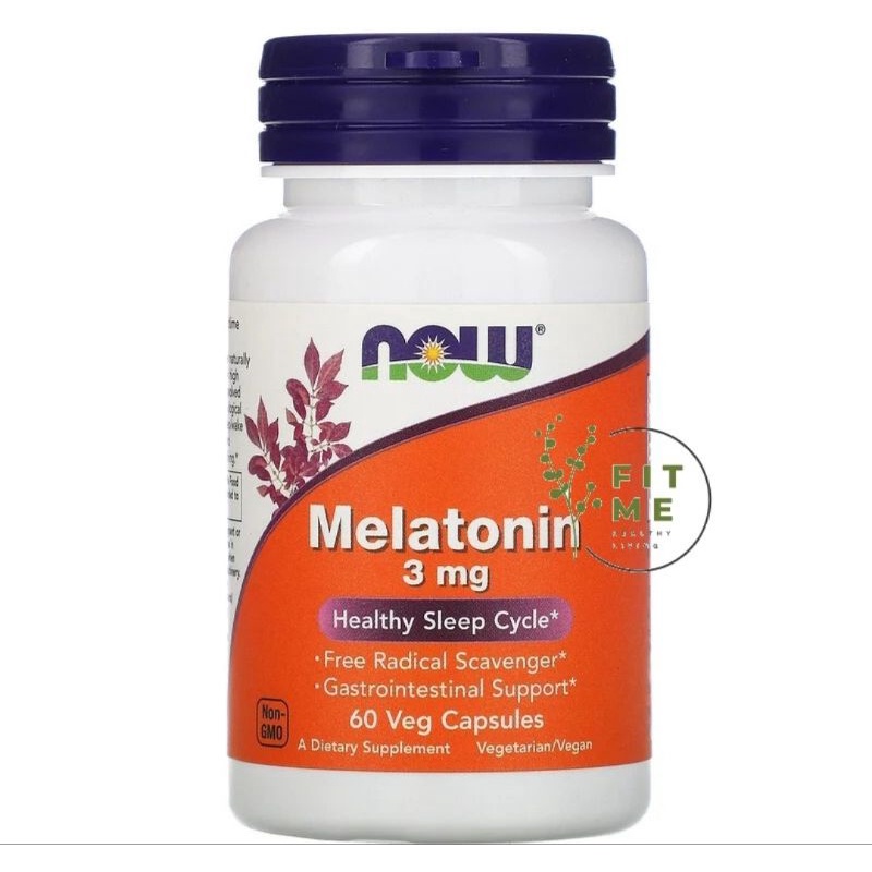 Now Food Melatonin 3 Mg 60 Veg Caps
