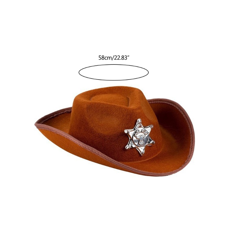 Topi Cowboy Gaya Barat Untuk Wanita