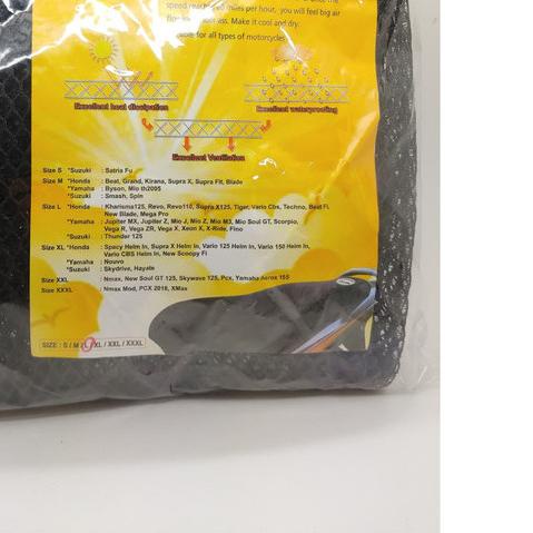 Sarung Jok Jaring Jok Motor Ukuran L Supra X 125 Karisma Revo Tiger