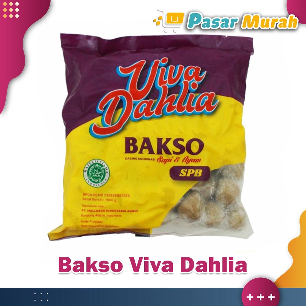 

Viva Dahlia Bakso Kombinasi Sapi dan Ayam 500 Gram
