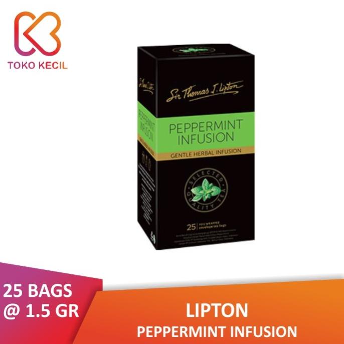 

TERMURAH Lipton Peppermint Infusion (25 Bags @1.5 GR) /KOPI RUBE/KOPI KAPAL API/KOPI SLB/KOPI PEJUANG/KOPI BUBUK