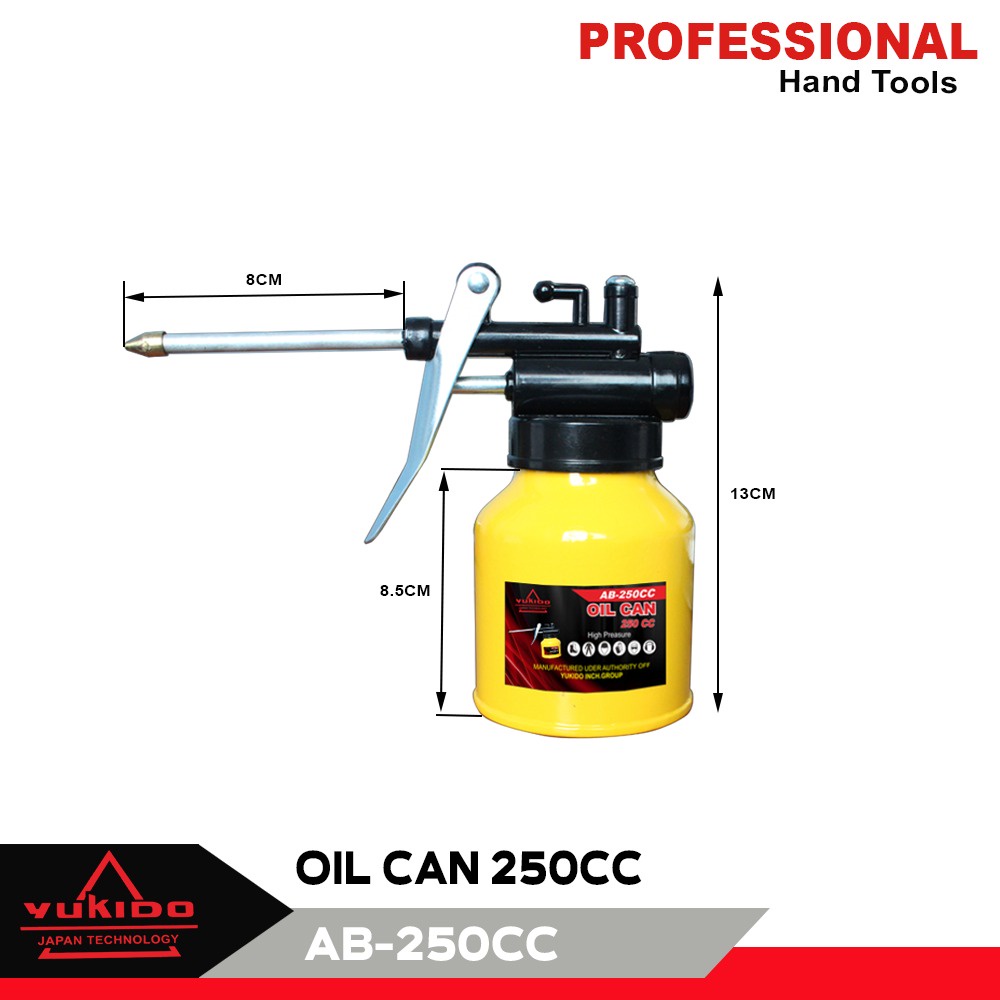 NEW YUKIDO Semprotan Oli 250 ml / High Pressure Oil Can 250 ml HARGA PROMO