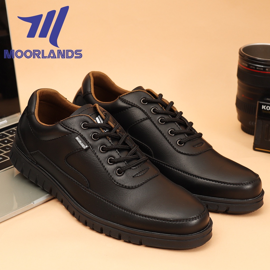 MOORLANDS Original Sepatu Casual kulit Pria Sepatu Kasual Tali Sepatu Kuliah