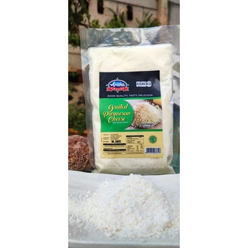 

Keju Parmesan Reguler Arisha Cheese 300gram (Keju Indonesia Rasa Italia)