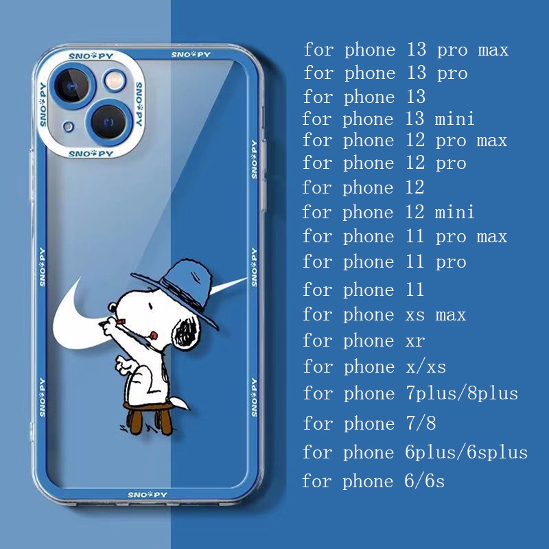 Soft Case TPU Silikon Transparan Motif Anjing Lucu Untuk IPhone 14 Pro Max 11 13 12 XS XR X 8 7 6S Plus