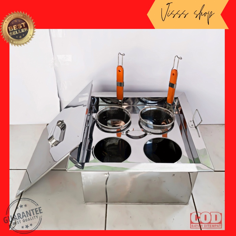 Dandang Mie Ayam Kocok Stainless Steel 3540cm