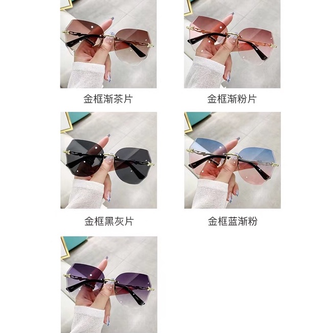 Rowling(ka-261)Sunglasses  Kacamata Hitam No frame Women Sunglasses Titanium New Arrival Import Kacamata Fashion