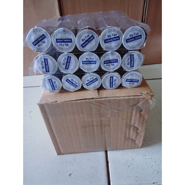 

Promo Kertas kasir thermal edc bluetooth murah 58/57x30mm paket 100 roll (1 dust)