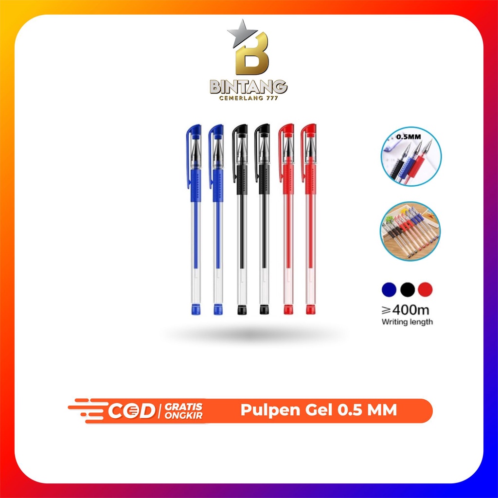 

Pulpen / Pena Cair Gel Alat Tulis Murah / Alat Tulis Pena Stationery Impor Murah