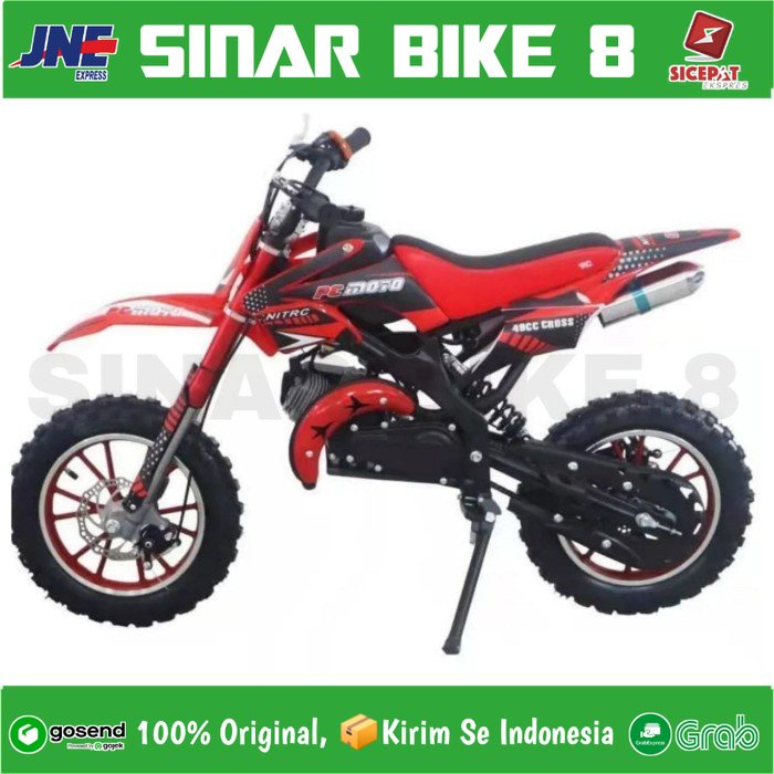 Motor Bensin Mini Anak Trail PC MOTO PC 01 2 Tak 50 CC