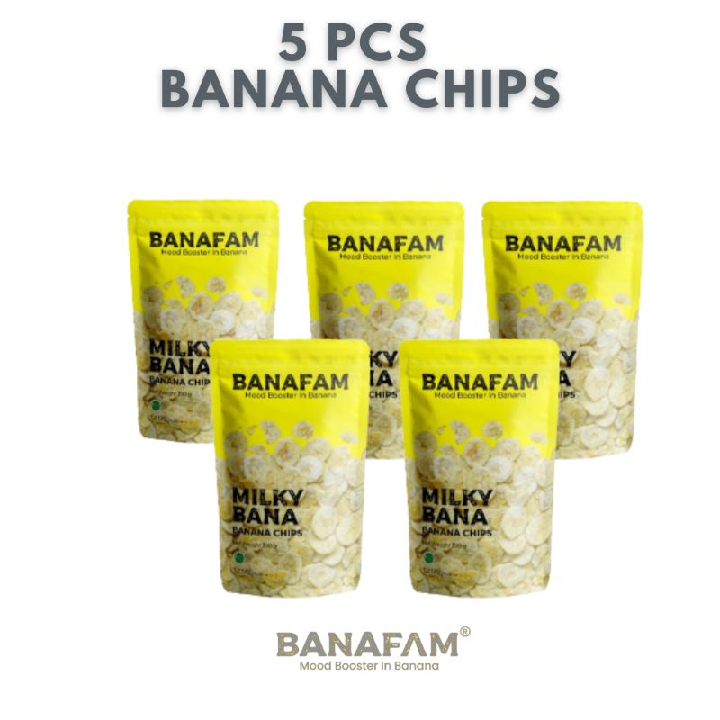

Banafam - Banana Chips Milky Banana Bundling 5 pcs