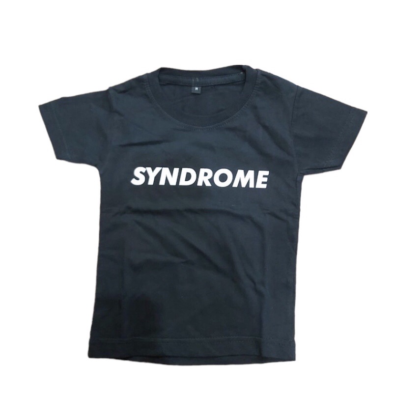 Kaos Distro Anak Laki Laki Perempuan Model Fighter SYNDROME Premium 1 - 1½ Tahun