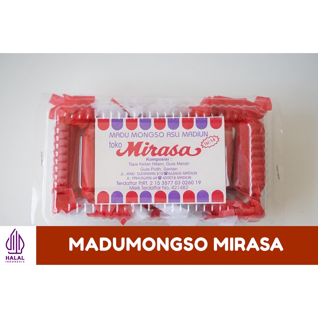 

Jajanan Madu Mongso MIRASA asli Jawa Timur - isi 14pcs