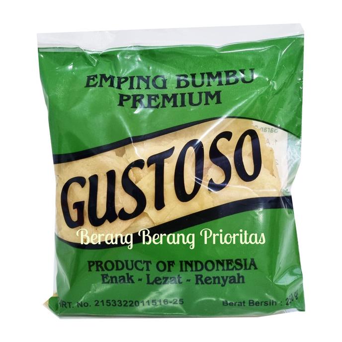 

><><><] Emping Gustoso 250 gr Emping Bumbu Premium Gustoso