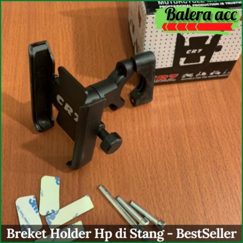 Breket Holder HP di Stang Motor Semua Motor Bisa