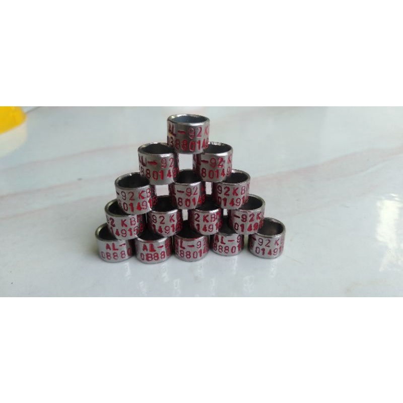 RING BURUNG MERPATI BAJA KETOK TULISAN SEUMUR HIDUP