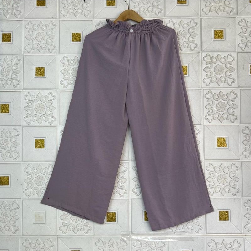 KULOT CRINKLE AIRFLOW LOOSE PANTS VARIASI KANCING/KULOT CRINKLE AIRFLOW HIGHWAIST