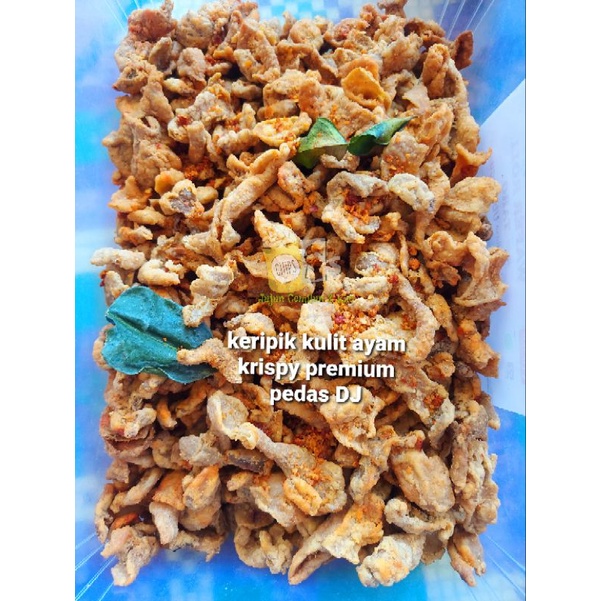 

(500g) Kulit ayam krispy pedas daun jeruk