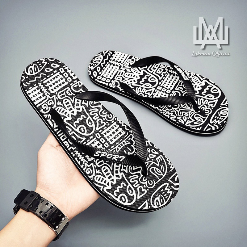 Sendal Jepit Pria Casual - Sandal Distro Terlaris