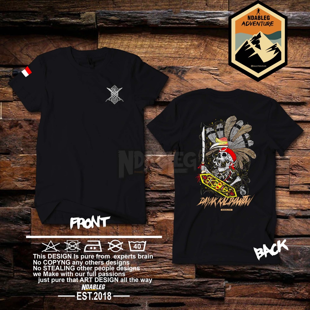 kaos dayak kalimantan borneo