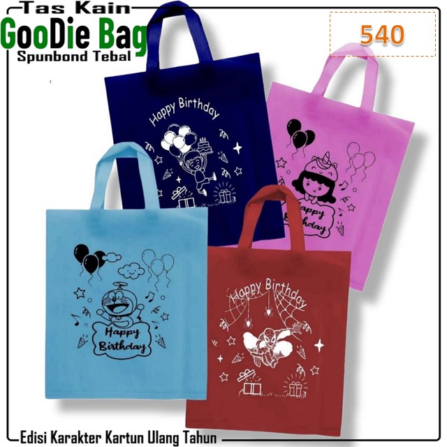 

Tas Kado Ultah Ulang Tahun Goodie Bag Spunbond (540)