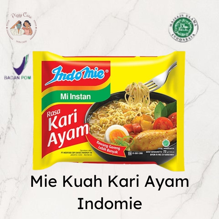 

INDOMIE KUAH KARI AYAM MIE 1PCS Mie Instan Mi Kuah Karimie 72gram