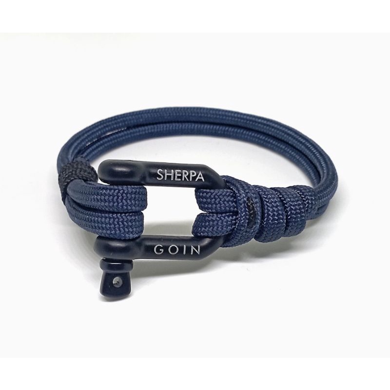 Gelang paracord shackle nautical navy