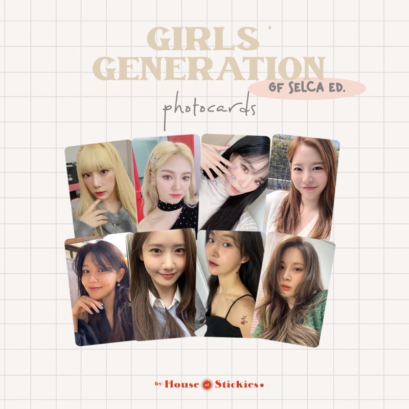 Girls Generation SNSD Unofficial Photocard (Gf Selca Ed.)