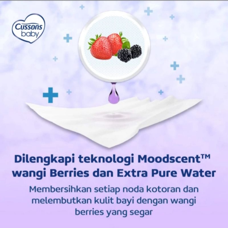 Tisu Basah Popok Diaper Changing Wipes Cusons Cussons Baby 45 Sheets